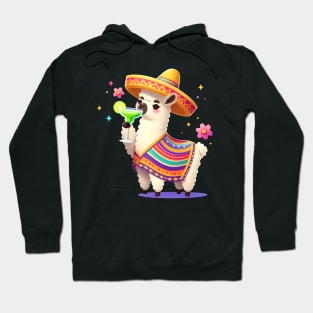 Drinking Margarita Mexican Poncho Cinco De Mayo Hoodie